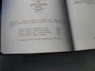 SANTA BIBLIA. REINA VALERA