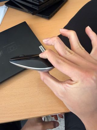 Ratón HP Negro/Plateado