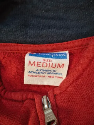 Felpa Champion Rossa Vintage