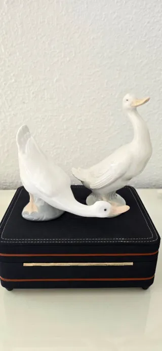 Lote 3 Ocas Porcelana Lladró y Nao