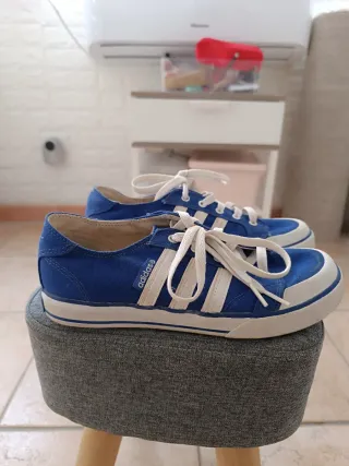 Adidas anni 80 scarpe blu