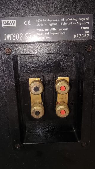 Altavoces B&W Bowers Wilkins DM602 S2 Negros