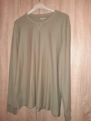 Camiseta Hombre manga larga verde  Talla