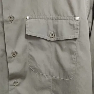 Camicia Sisley uomo verde militare