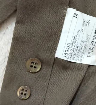 Camicia Sisley uomo verde militare