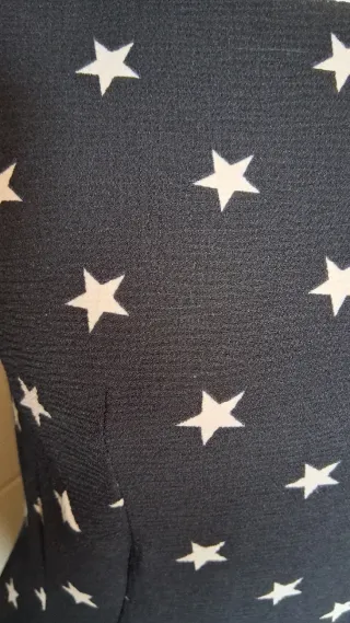 Vestito donna longuette smanicato fantasia stelle