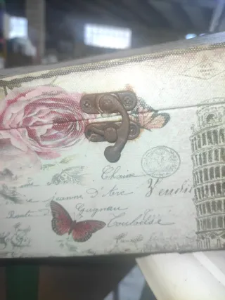 Baúl Vintage Pisa Decorado