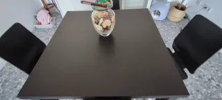 Mesa de comedor con 4 sillas bjursta ikea