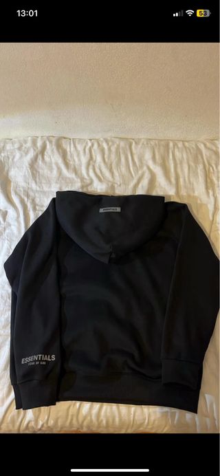 Sudadera Essentials Negra