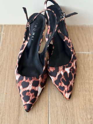 Décolleté leopardate tacco 39