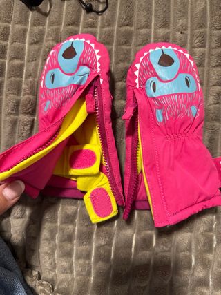 Manoplas niña Wedze rosa 3-4 años