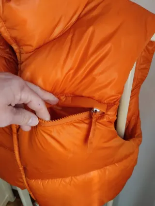 Chaleco acolchado naranja