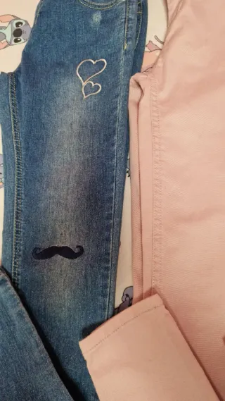 5 Pantalones Vaqueros Niña Talla 10