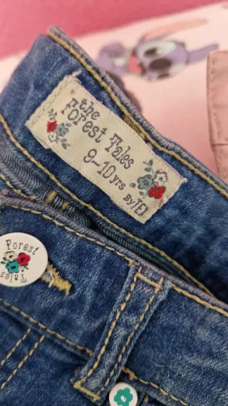 5 Pantalones Vaqueros Niña Talla 10