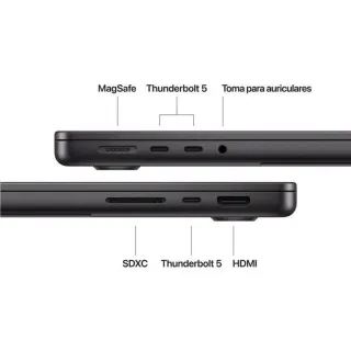 MacBook Pro 14 M5 Max 36GB 2TB 32-Cores GPU Negro