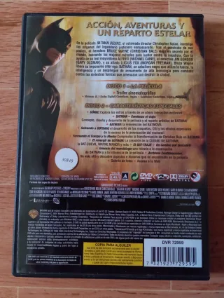 Batman Begins DVD especial 2 Discos  Ed. Limitada!