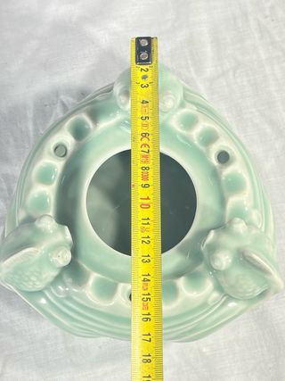 Porcelana elegante con vidriado artístico