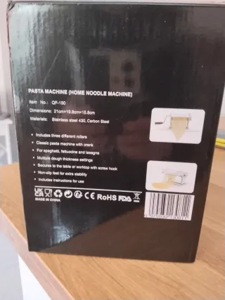 Máquina para pasta TIASTAR manual acero inox