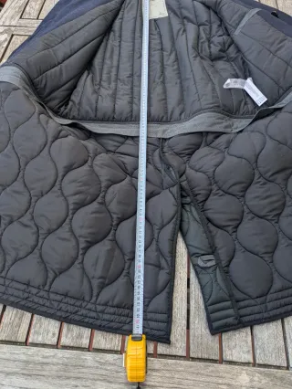 Abrigo Zara SRPLS Negro/Gris