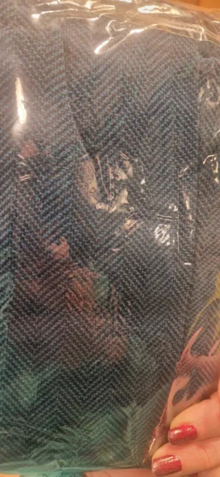 Medias tupidas azul y verde talla 38