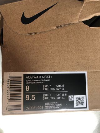 Nike ACG Zapatillas Negras y Blancas