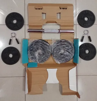 Nuevo! Kit Mancuerna Domyos 10 kg ø 2,8 cm