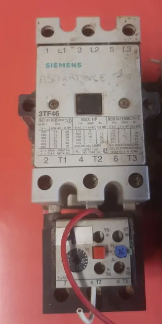 Contattori SIEMENS 3TF46