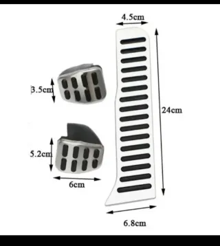 Pedales aluminio nuevos tipo Golf 5 GTI