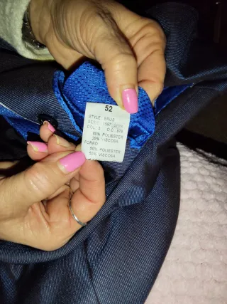 Traje de chaqueta azul de caballero