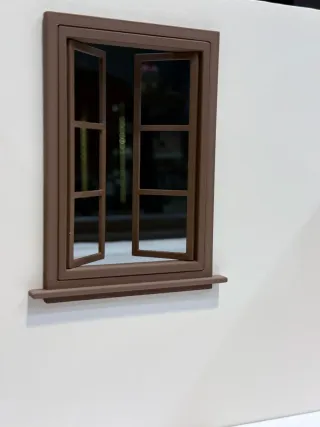 Miniatura di finestra in scala 1:12 per case delle bambole