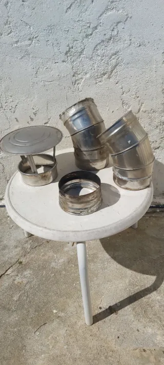 Salida Humos Inox 150mm