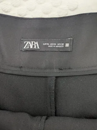 Falda pantalón negra