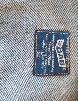 Giubbino jeans Gas blu