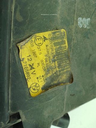 Bmw 23079182 63127165940 7165892 faro der 3 320 ci