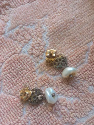 Pendientes Tous Plata Vermeil Perla