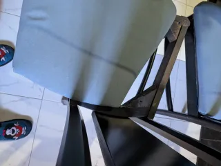 Mesa de cristal con 6 sillas