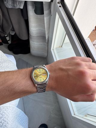 Reloj Seiko Vintage Dorado y Plateado