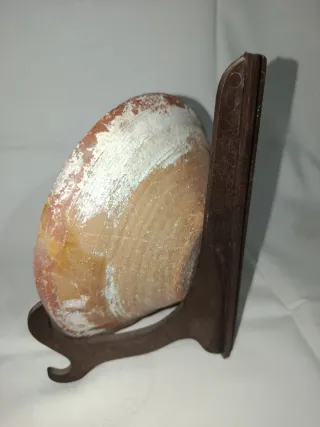 Plato antiguo de barro