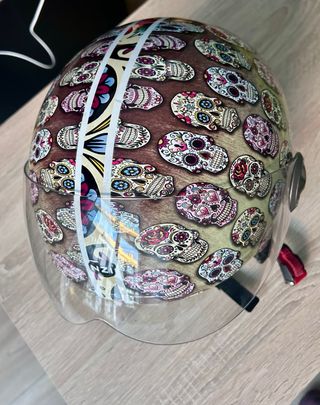 Casco NZI Semi Integral Calaveras