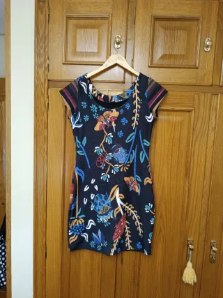 Vestido estampado rayas