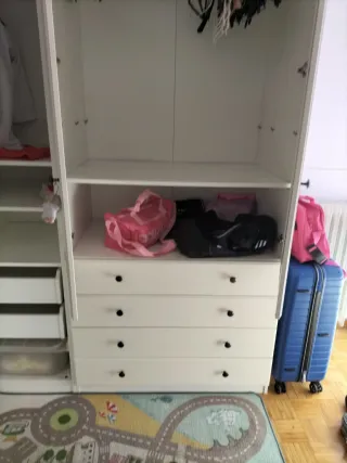 Cama infantil doble blanca