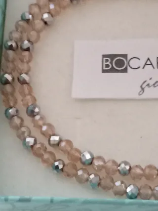 Collana Bocarol Quarzo Rosa e Argento