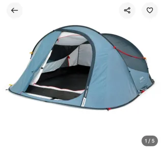 Tienda de campaña 3 personas Quechua 2 Seconds