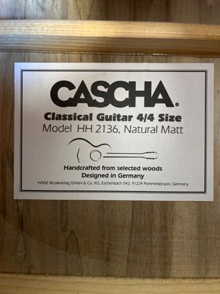 Guitarra Clásica Cascha 4/4 HH 2136