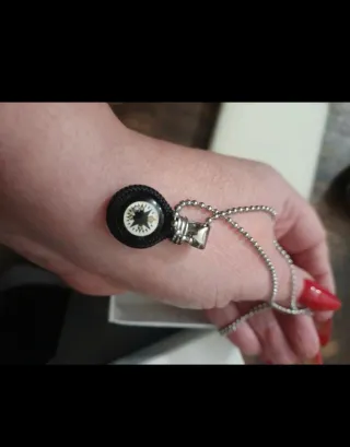 Collana uomo bussola Primo in acciaio