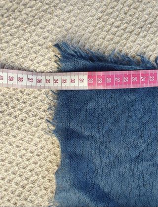 Foulard 100% Cachemira Mirror in the Sky Azul