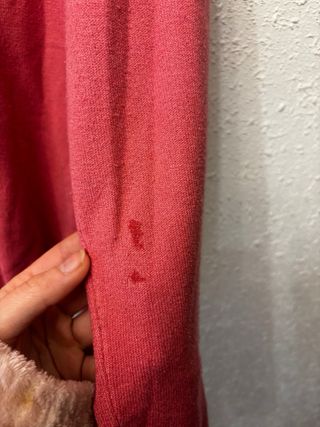 Jersey Rosa Cuello Pico Talla M