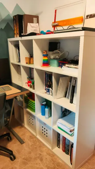 Estantería Kallax Ikea Blanca 147x147 cm