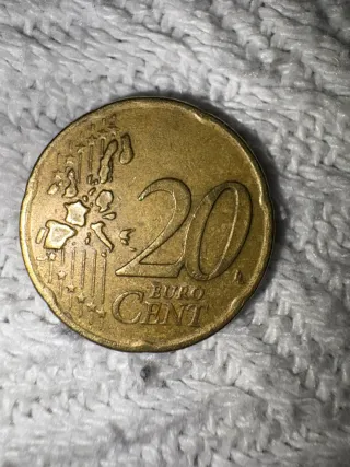 Moneda 20 Lepta Grecia 2002
