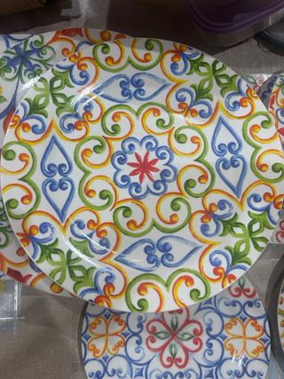 Set piatti porcellana decorati